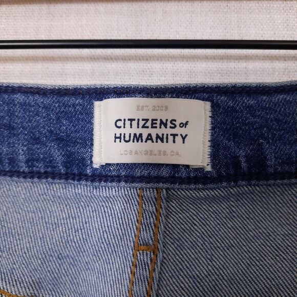 Citizens Of Humanity Charlotte Jeans Size 30 High Rise Straight Leg Button-Fly - Picture 9 of 13